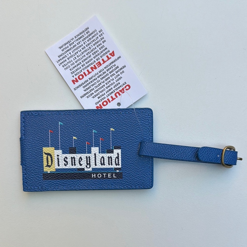 Disney Disneyland Hotel Blue Luggage Tag